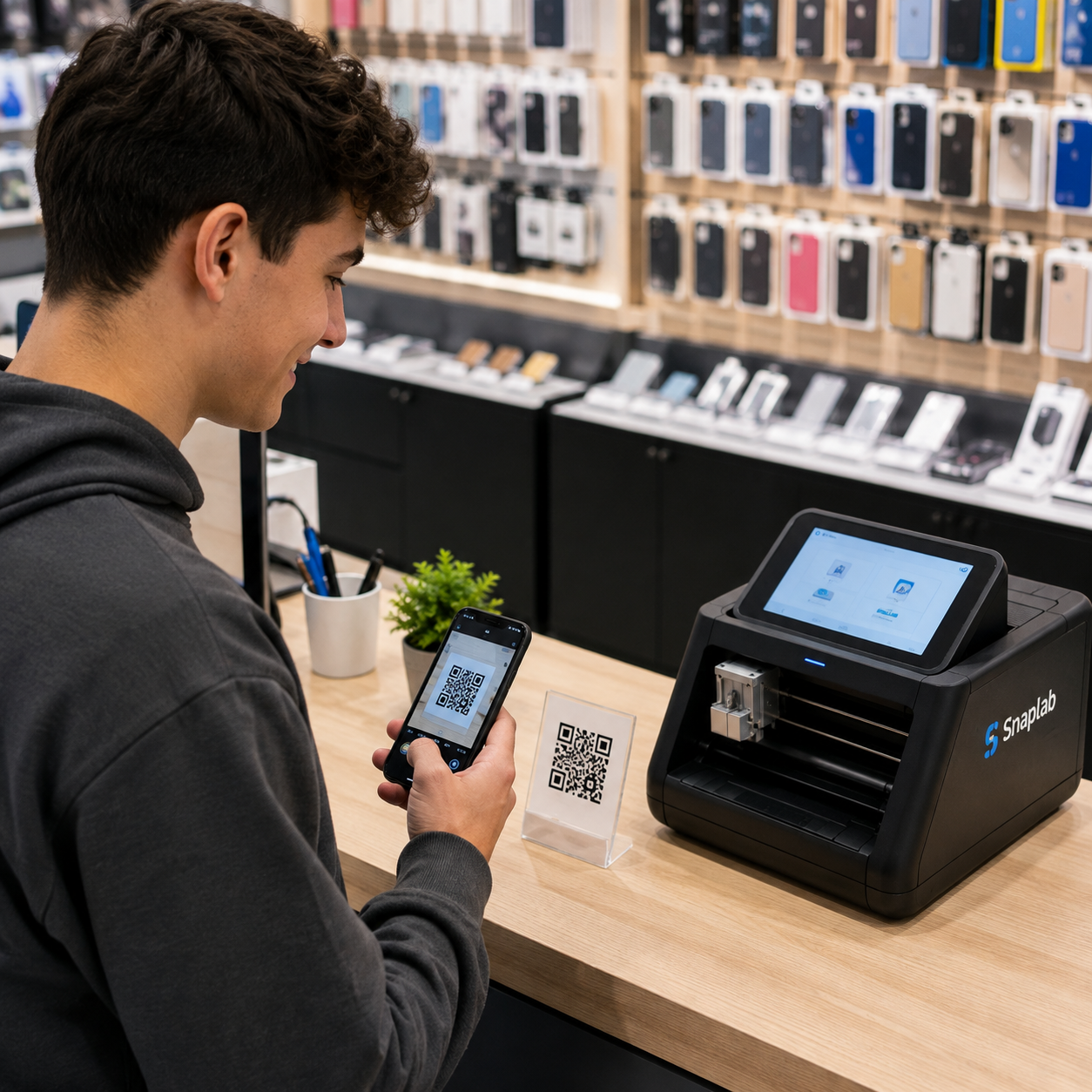 1. Escanea el código QR